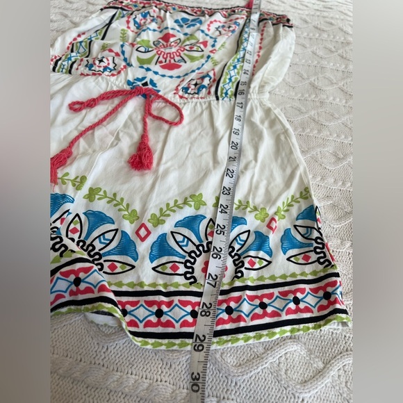 Flying Tomato White Vibrant Rayon Romper Women’s Size Medium - Picture 11 of 13